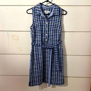Vineyard Vines Gingham Blue Checkered Size 2 Dress